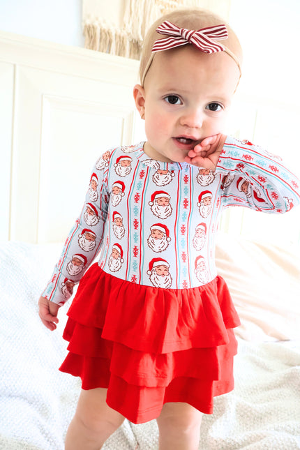 Vintage Christmas Ruffle Twirl