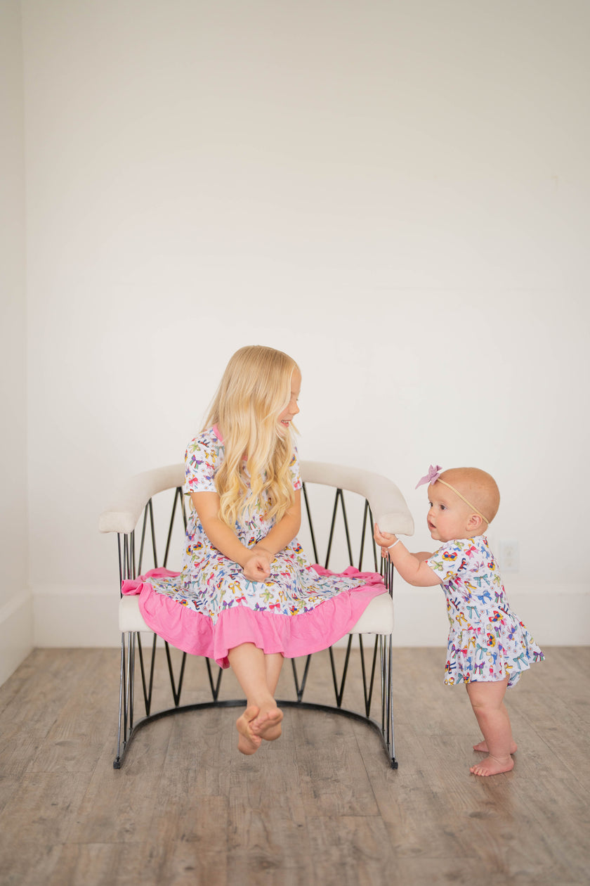 Princess Bow Twirl Dress