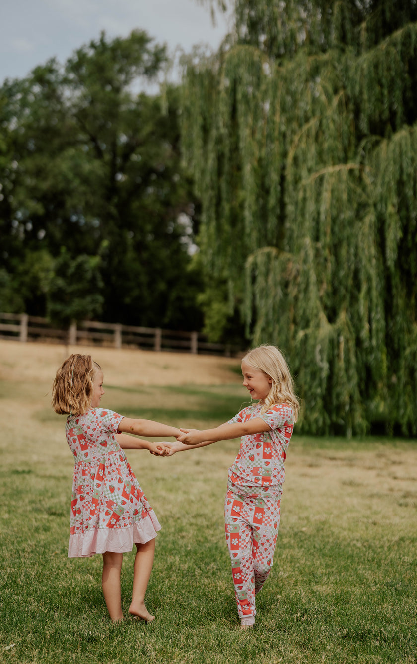 Strawberry Patch Twirl Dress