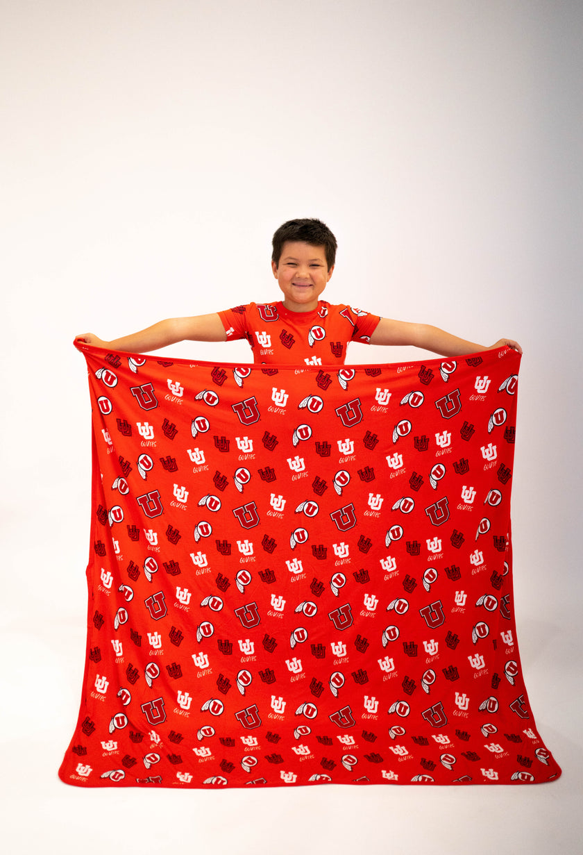 Utah Utes Kloudy Blanket