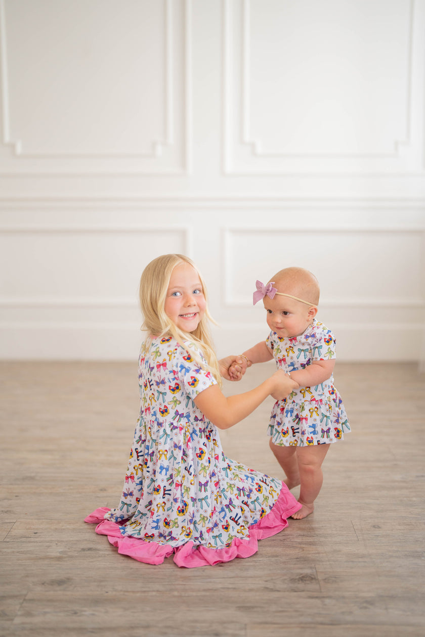 Princess Bow Twirl Dress