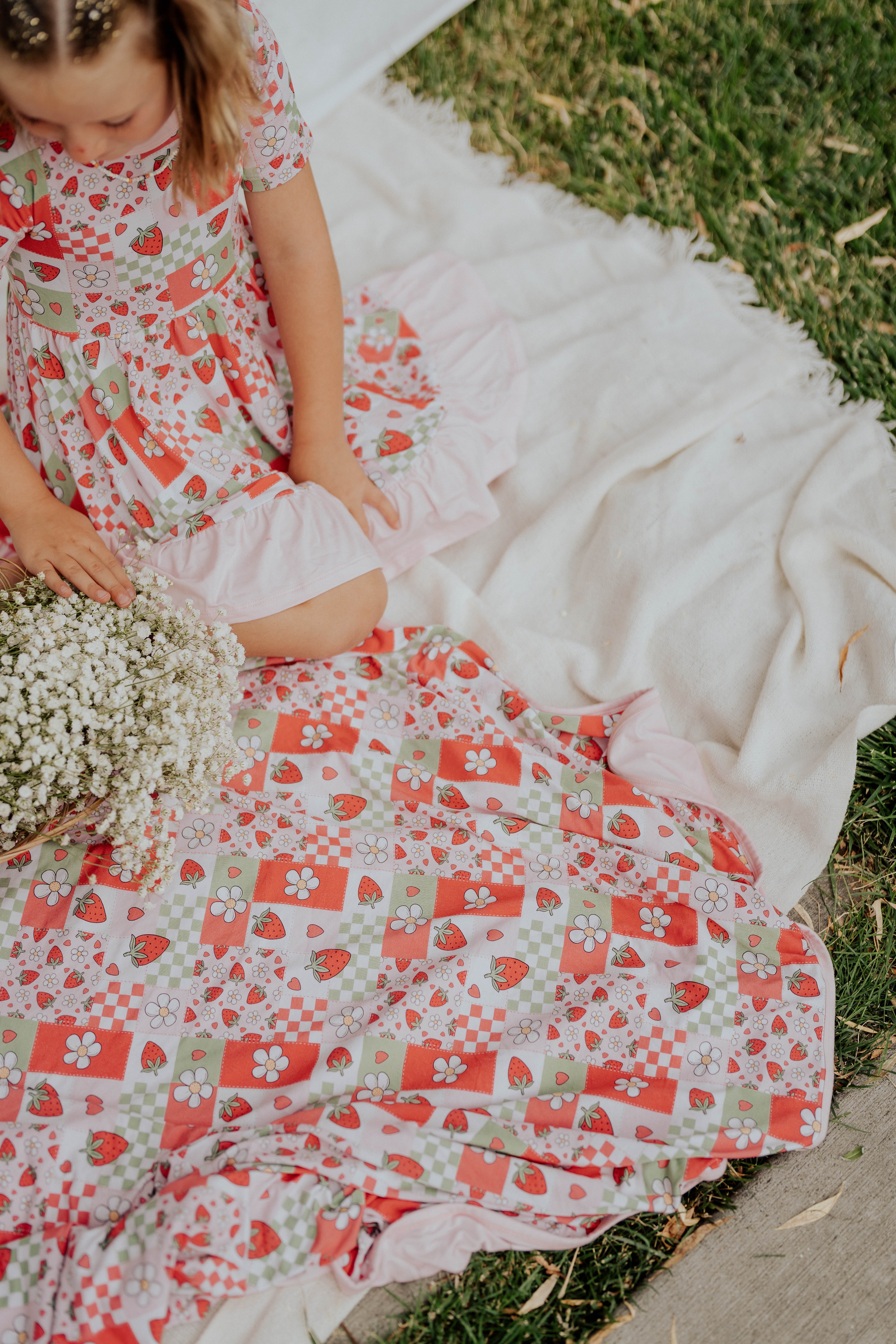 Strawberry Patch Blanket