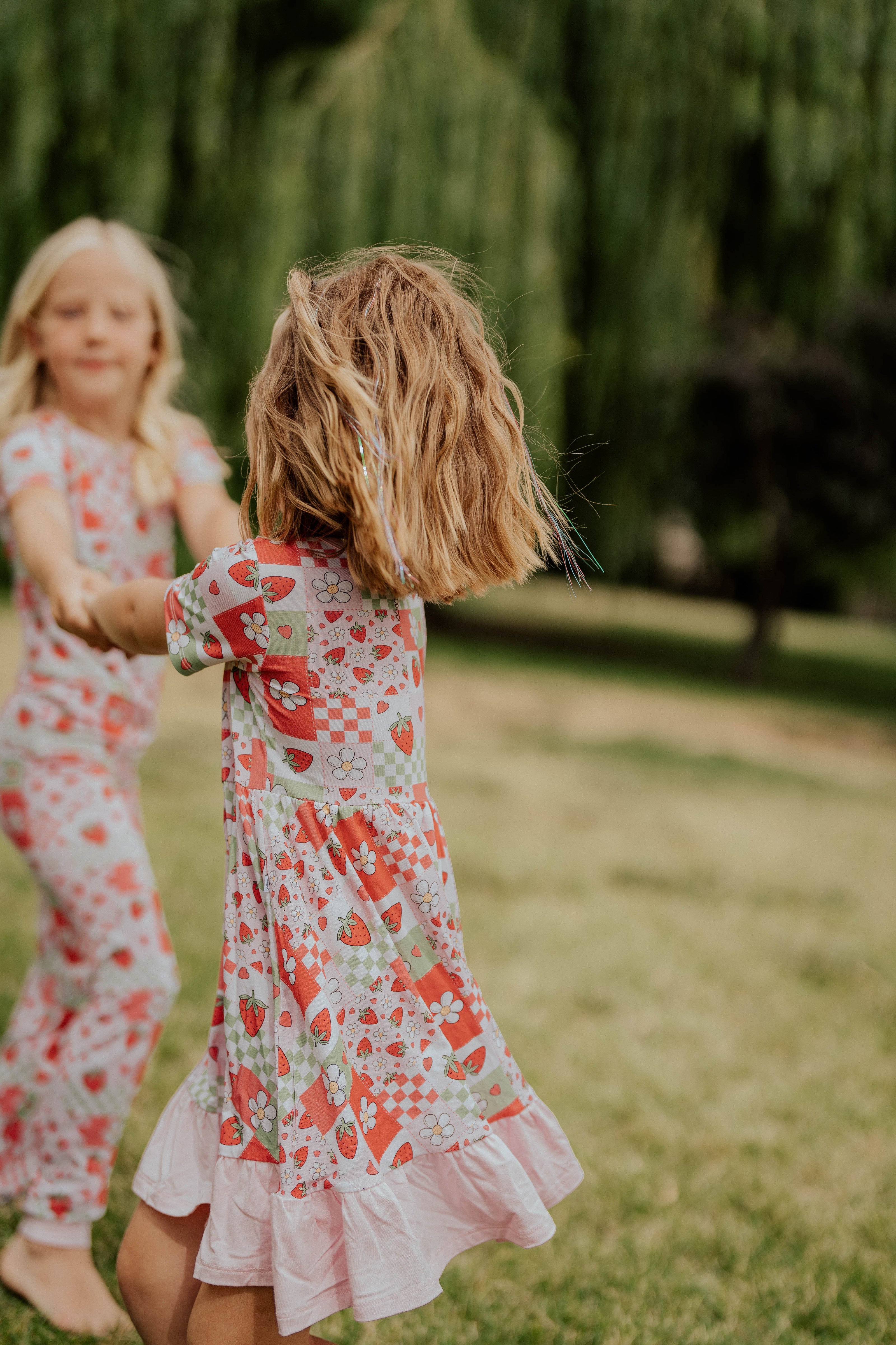 Strawberry Patch Twirl Dress