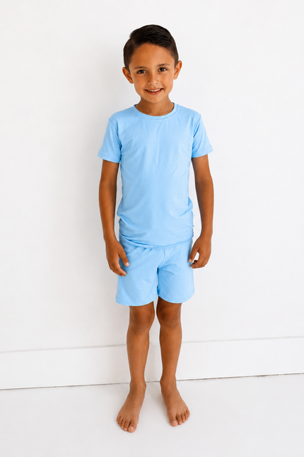 Baby Blue Two Piece